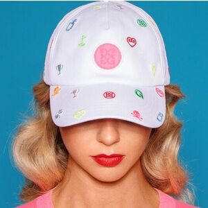 G/FORE EMBROIDERED ICON STRETCH TWILL HAT